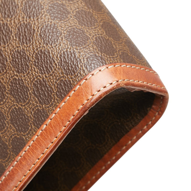 Celine Macadam PVC Leather Clutch Bag