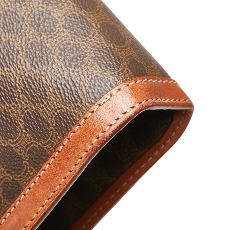 Celine Macadam PVC Leather Clutch Bag