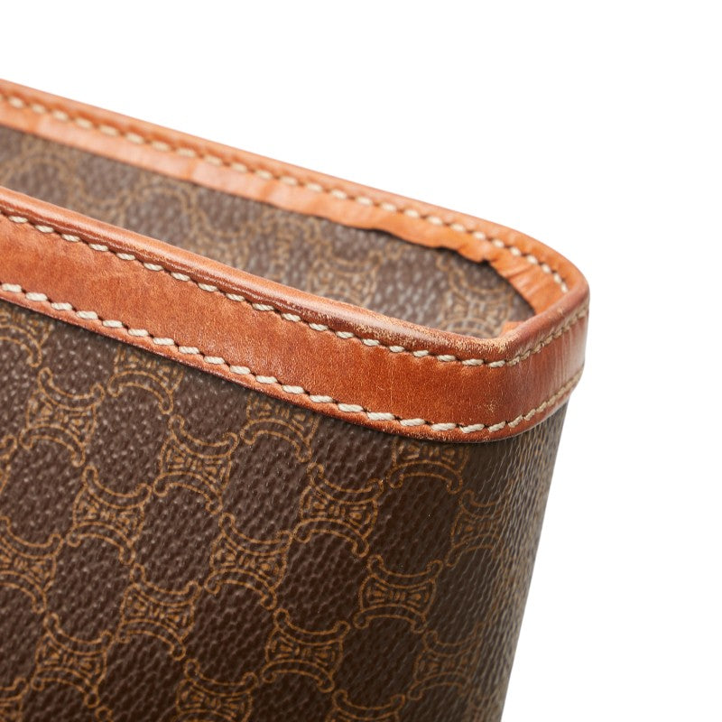 Celine Macadam PVC Leather Clutch Bag