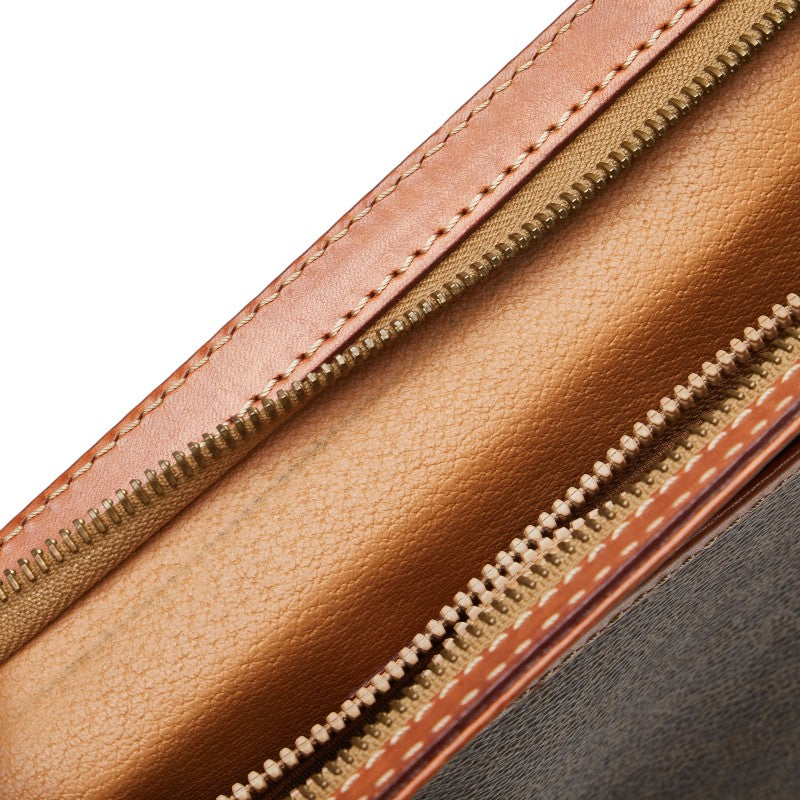 Celine Macadam PVC Leather Clutch Bag