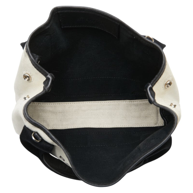 Balenciaga Canvas Leather Navy Cabas XS 2way Bag 390346
