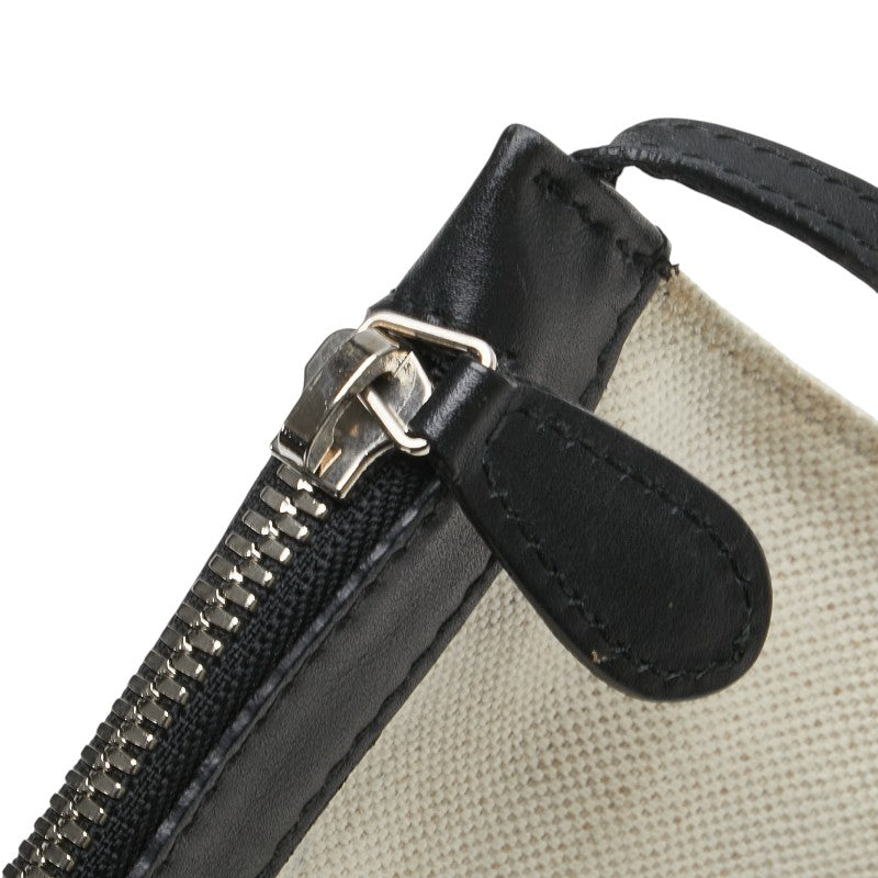 Balenciaga Canvas Leather Navy Cabas XS 2way Bag 390346