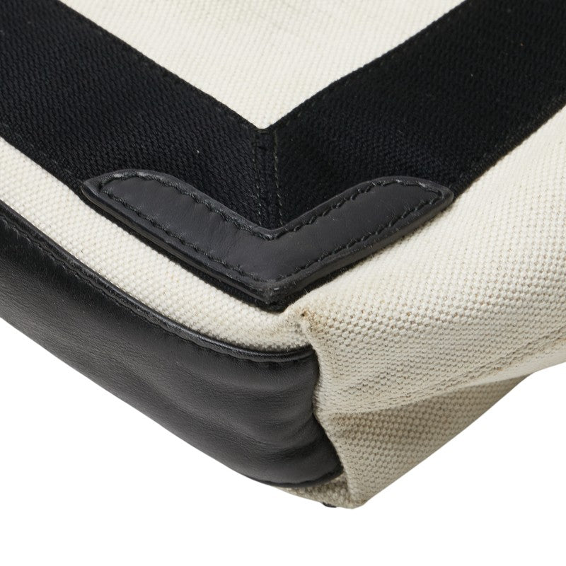 Balenciaga Canvas Leather Navy Cabas XS 2way Bag 390346