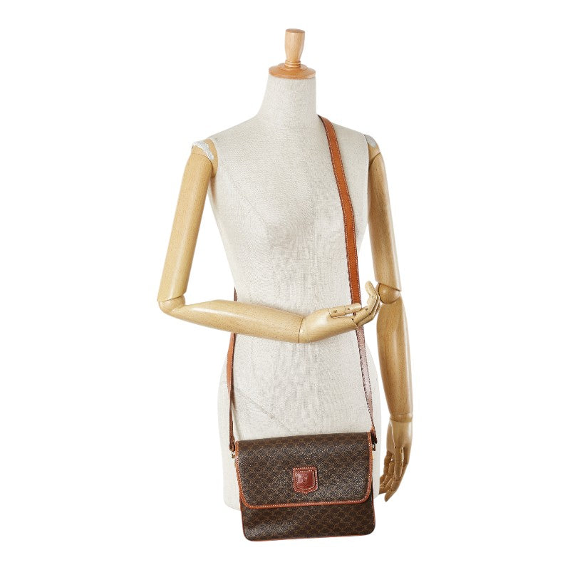 Celine Macadam PVC Leather Shoulder Bag