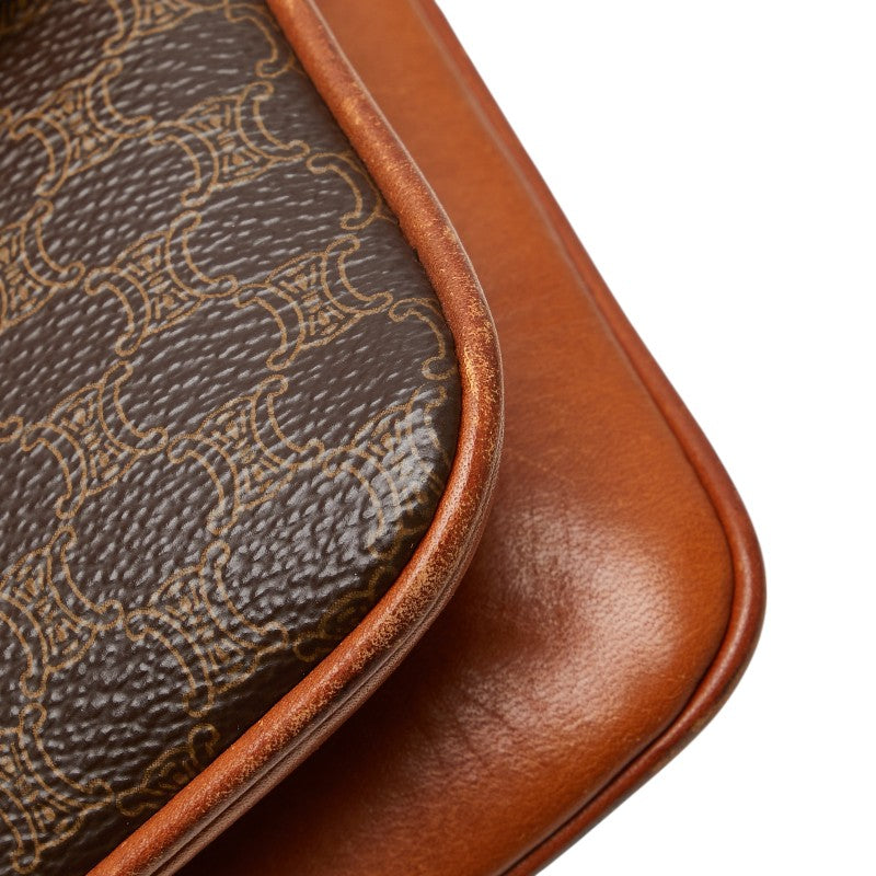 Celine Macadam PVC Leather Shoulder Bag