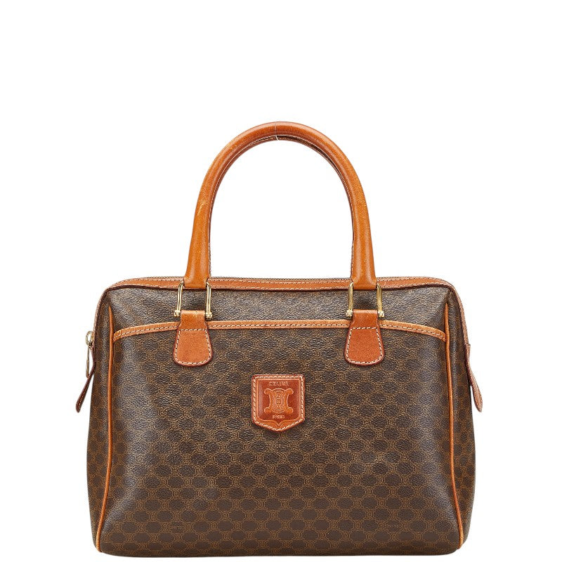 Celine Macadam PVC Leather Boston Bag