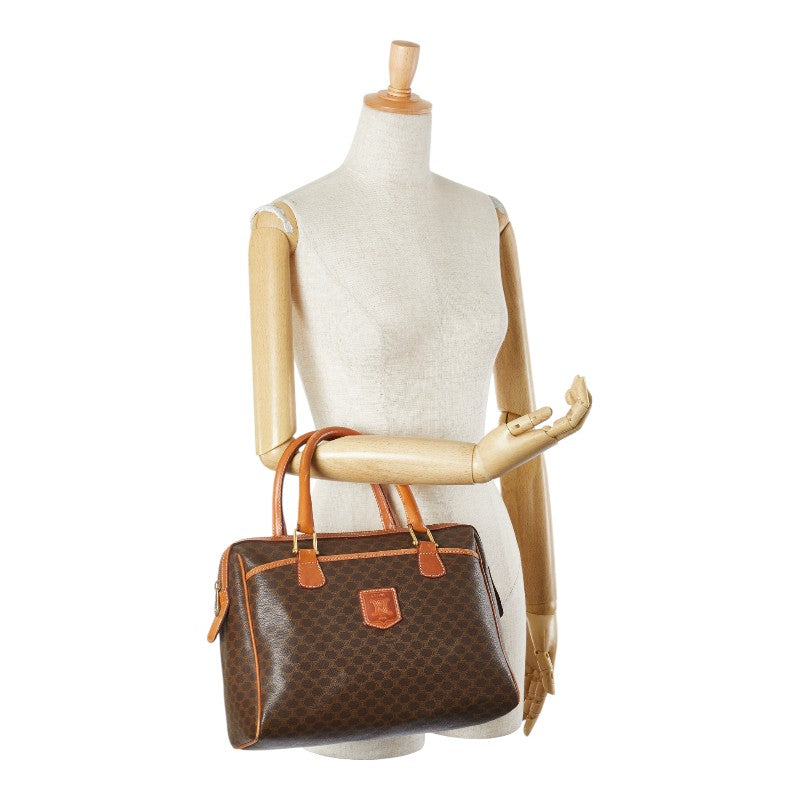 Celine Macadam PVC Leather Boston Bag