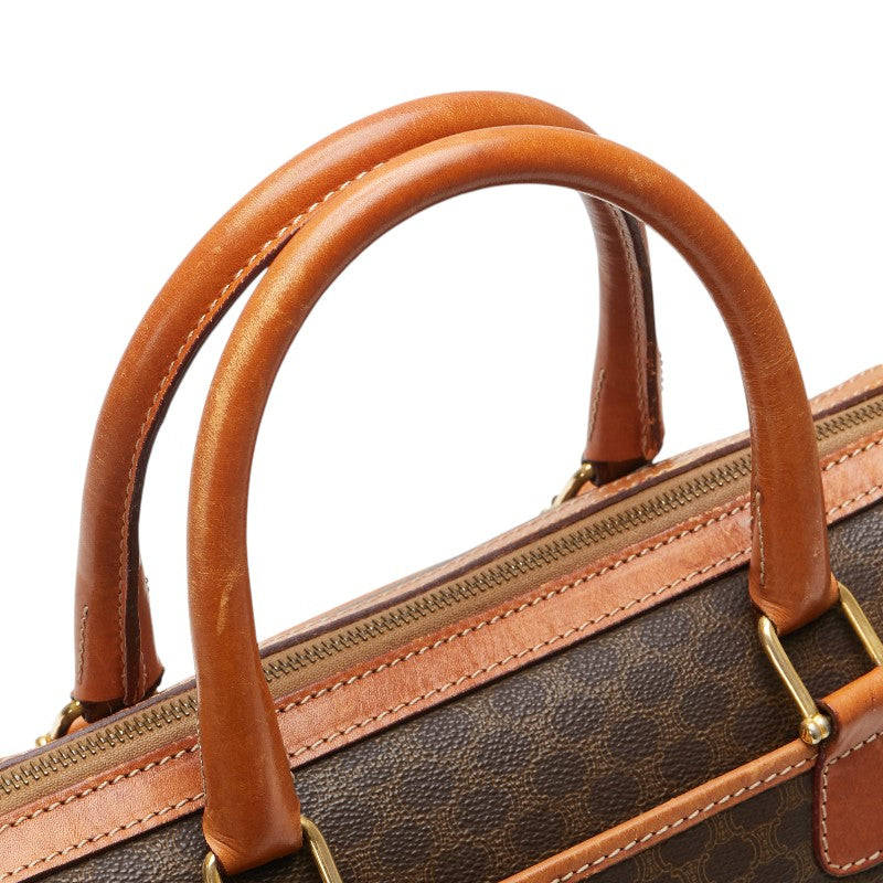 Celine Macadam PVC Leather Boston Bag