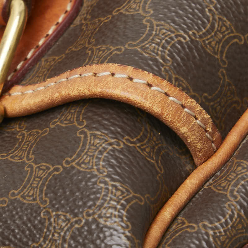 Celine Macadam PVC Leather Boston Bag