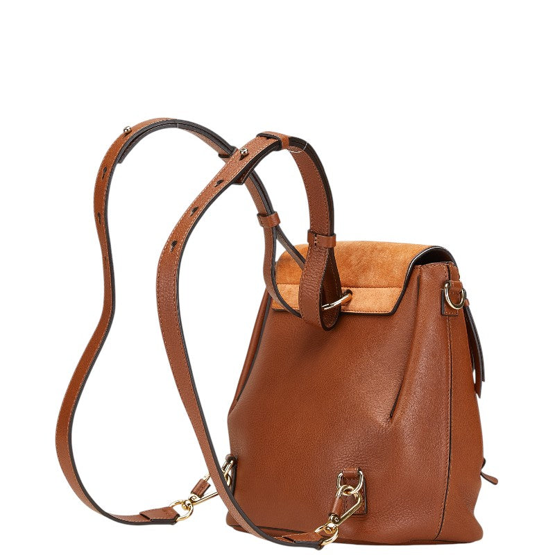 Chloe Leather Suede Faye 2way Backpack