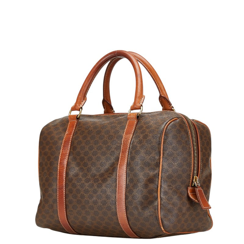 Celine Macadam PVC Leather Handbag Boston Bag