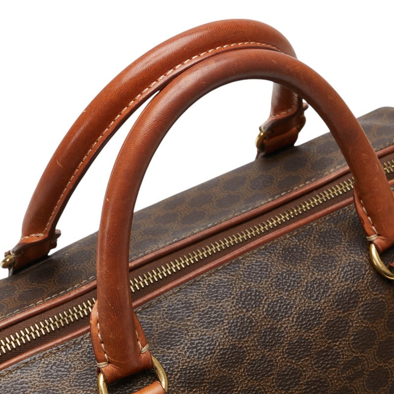 Celine Macadam PVC Leather Handbag Boston Bag