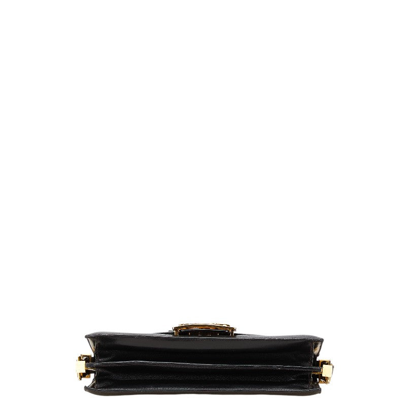 Celine Black Leather Shoulder Bag