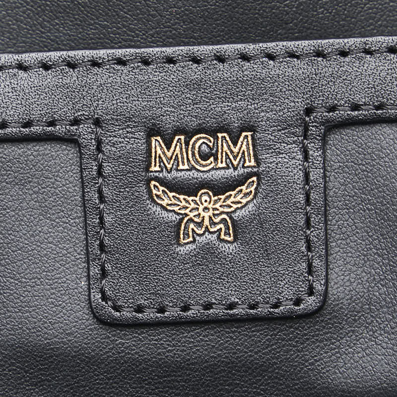 MCM PVC Leather Visetos Loveless Collaboration Backpack