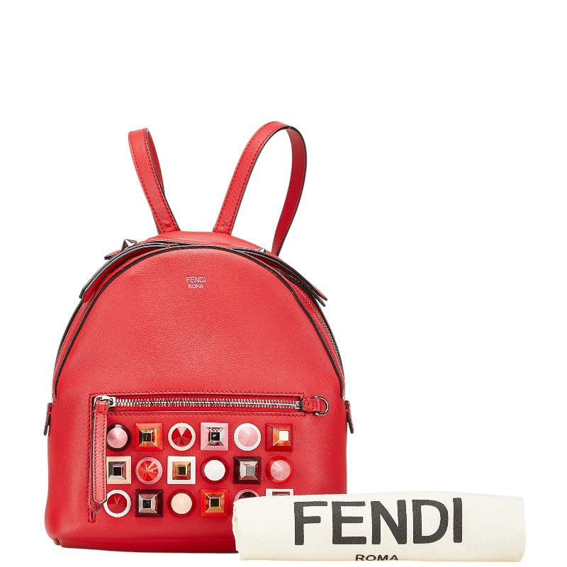 Fendi Leather Studs Backpack 8BZ038