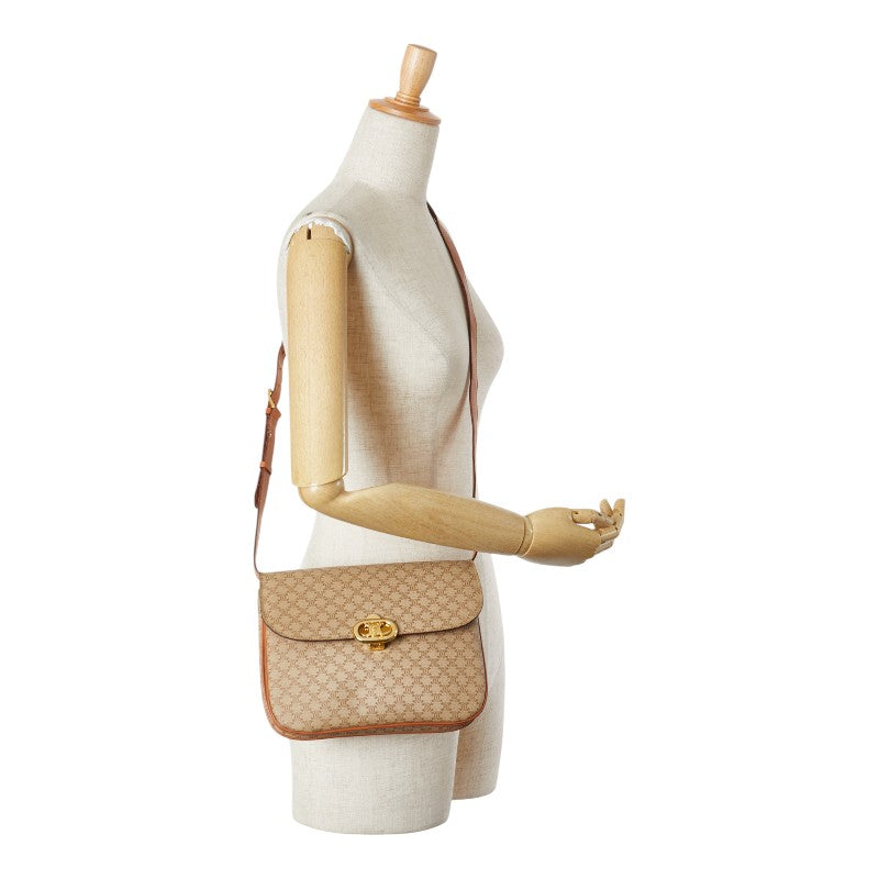 Celine Macadam PVC Leather Shoulder Bag