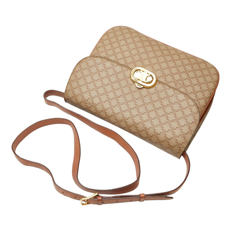 Celine Macadam PVC Leather Shoulder Bag