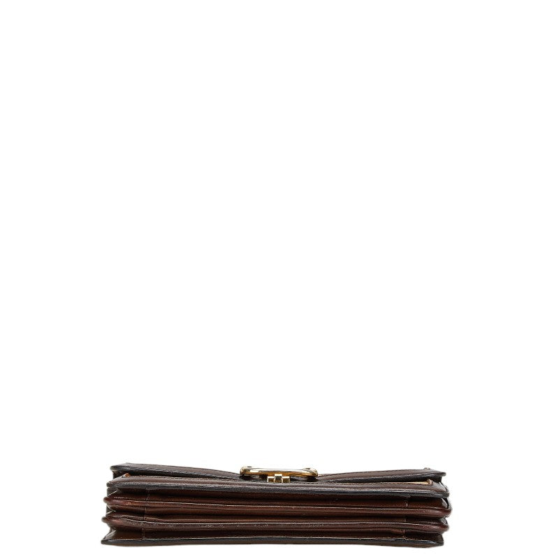 Celine C Macadam Canvas Leather Shoulder Bag