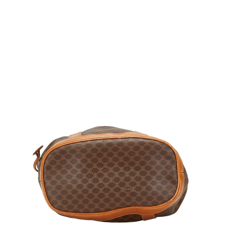 Celine PVC Leather Macadam Shoulder Bag