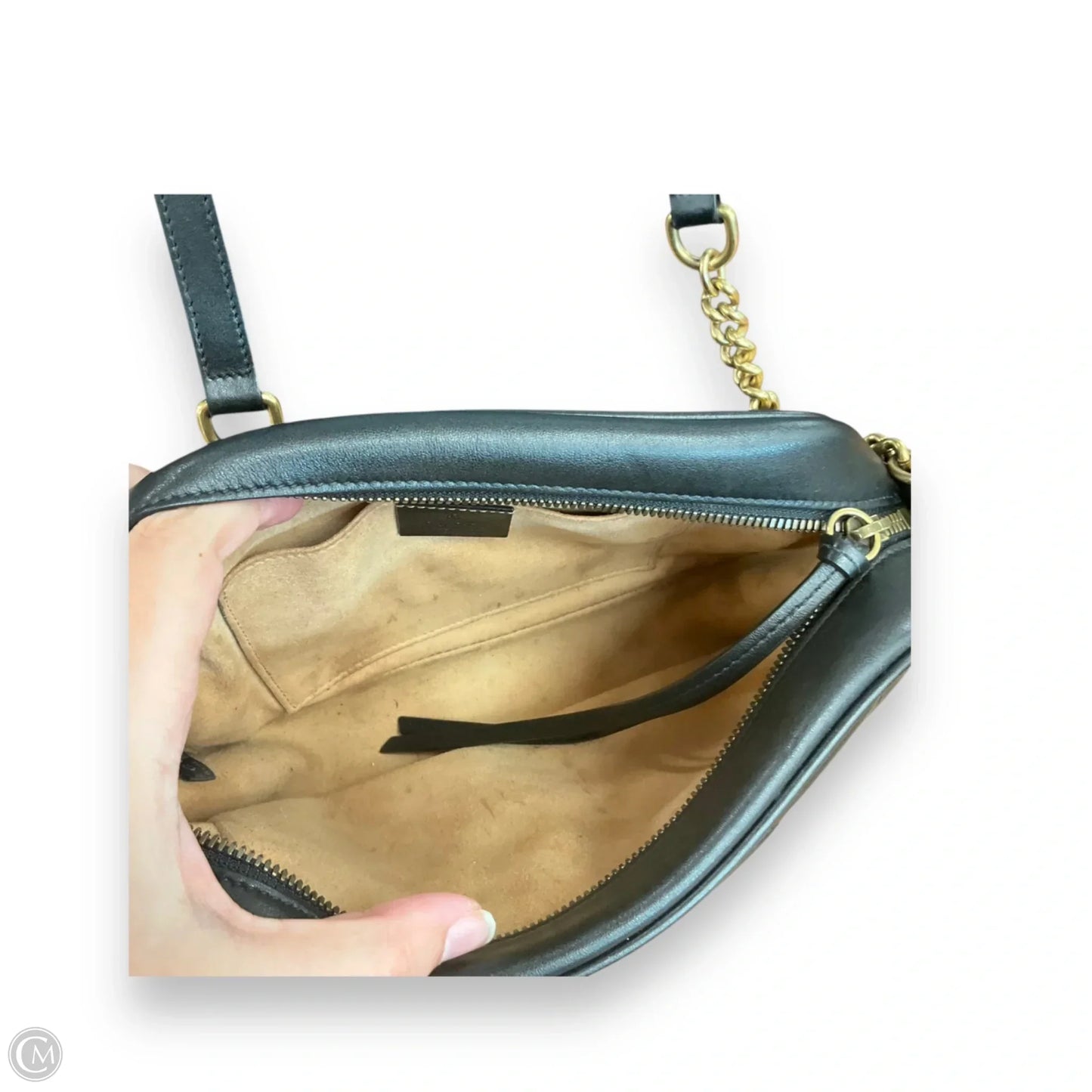 Crossbody Luxury Designer By Gucci, Size: Medium