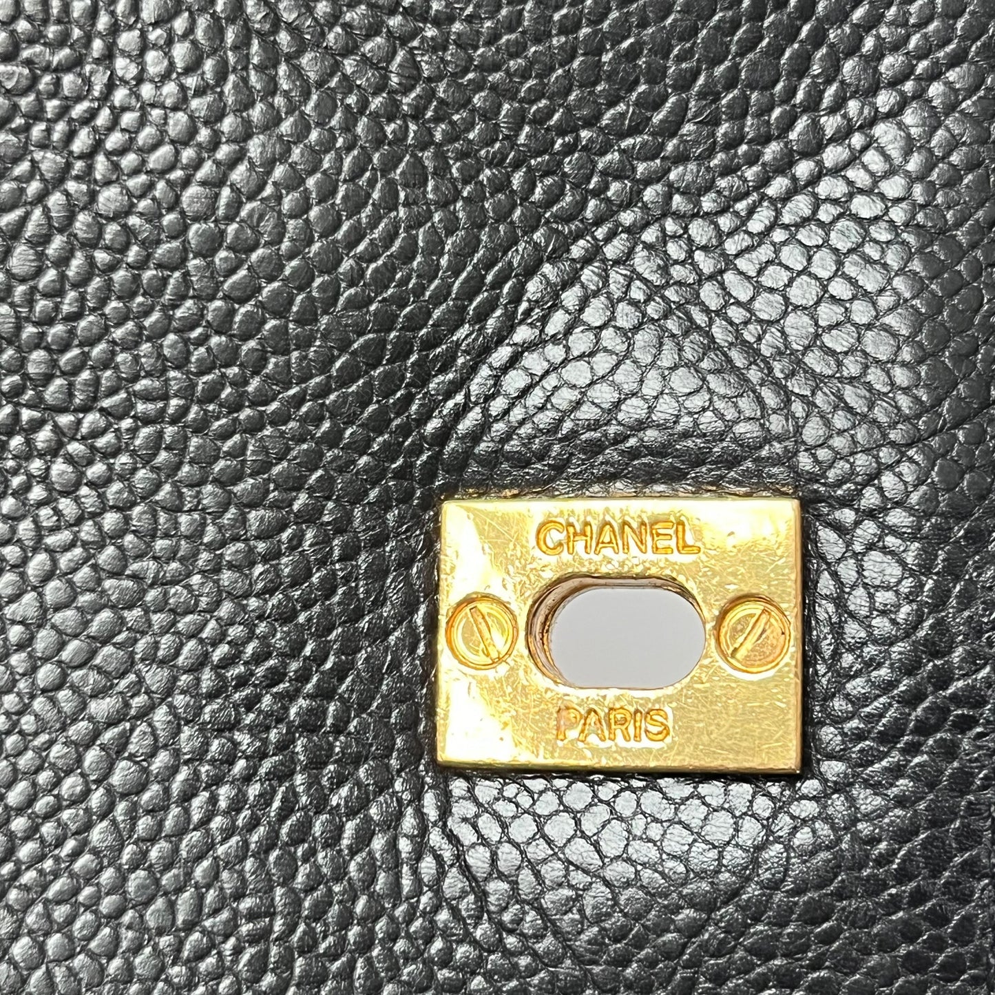 Chanel Vintage Duma Backpack Black Caviar Leather Gold Hardware, 1996-97