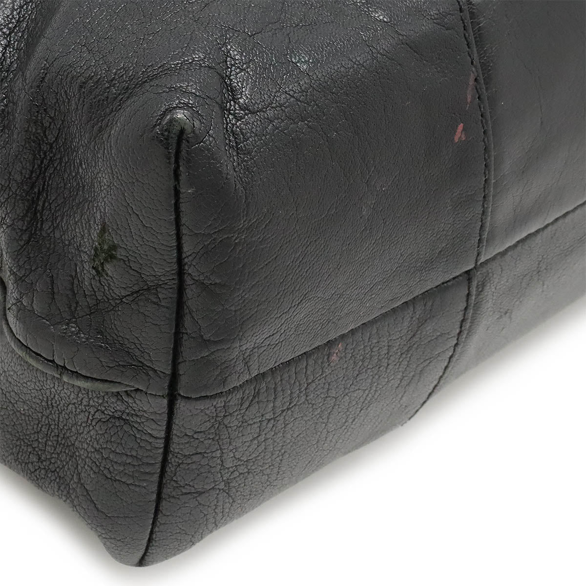 Celine Leather Boogie Handbag Black