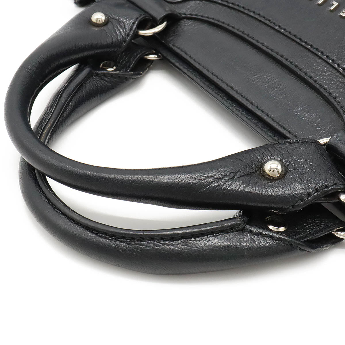 Celine Leather Boogie Handbag Black