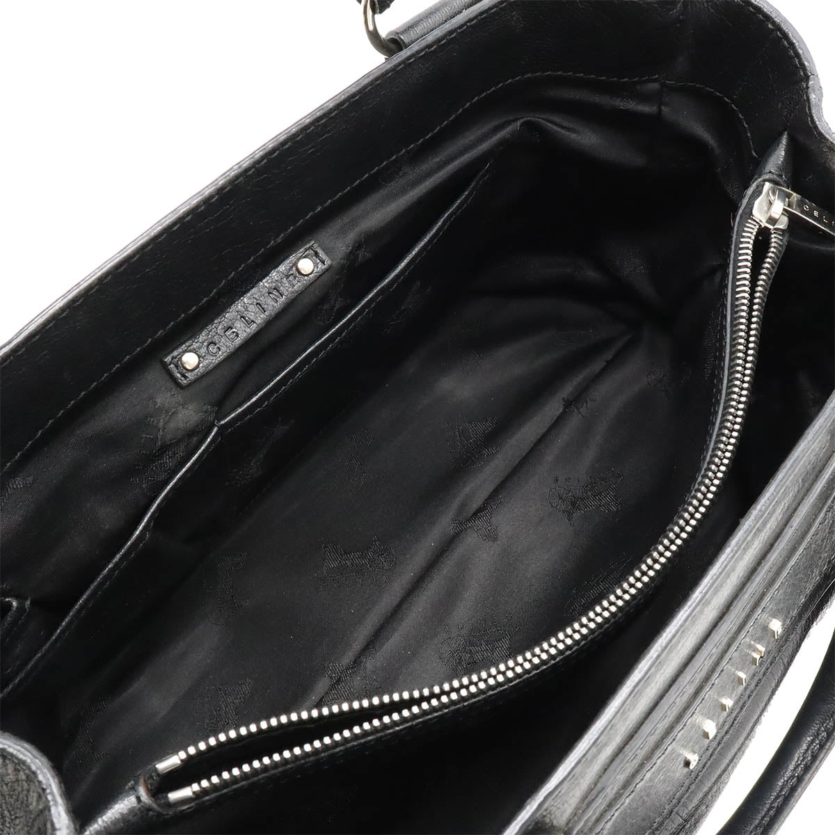 Celine Leather Boogie Handbag Black
