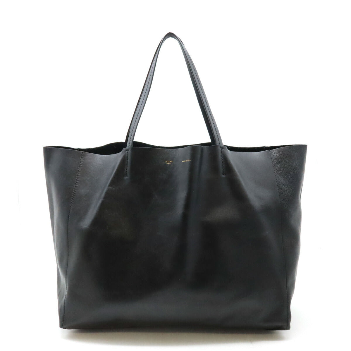 Celine Horizontal Cabas Tote Bag Calf Leather Black