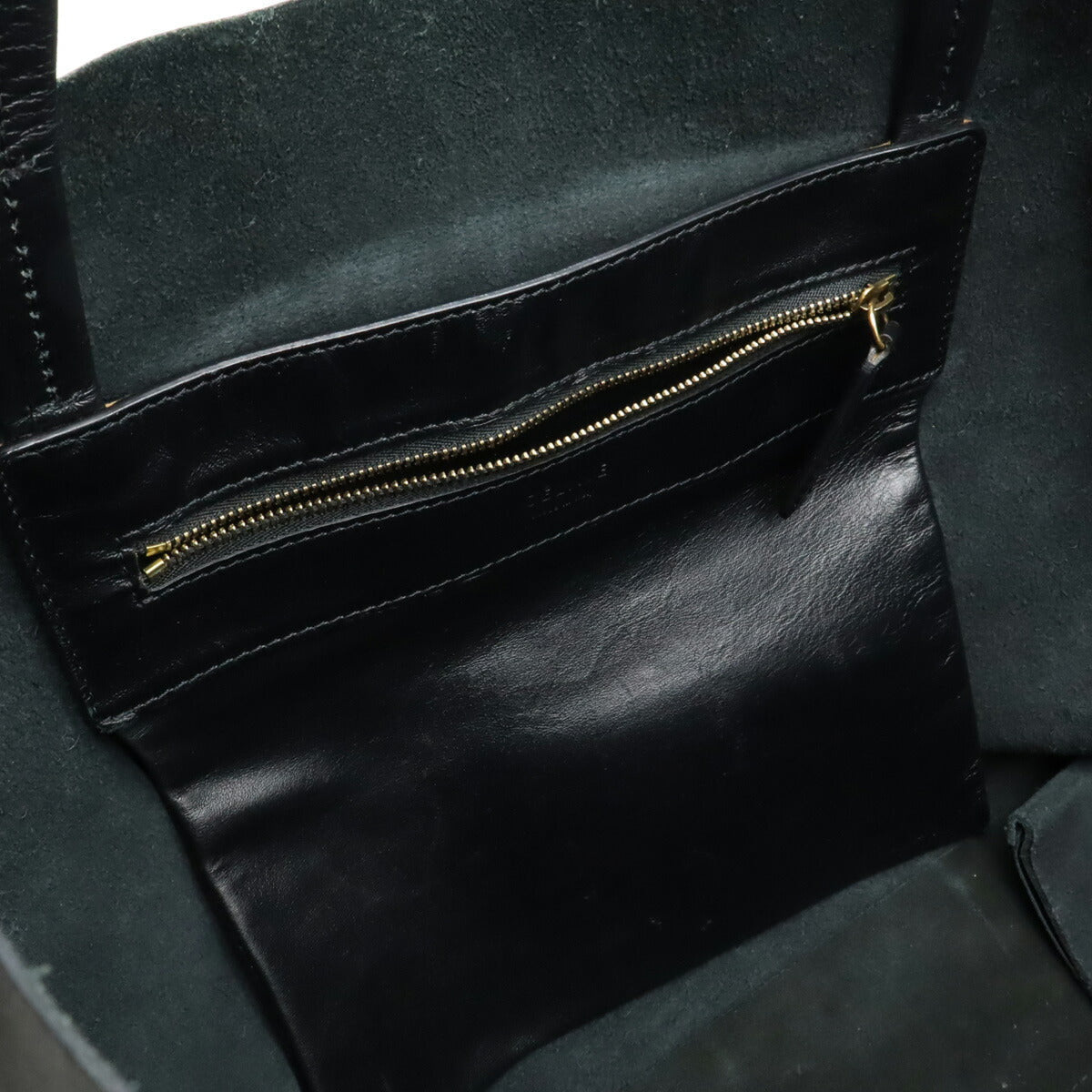 Celine Horizontal Cabas Tote Bag Calf Leather Black