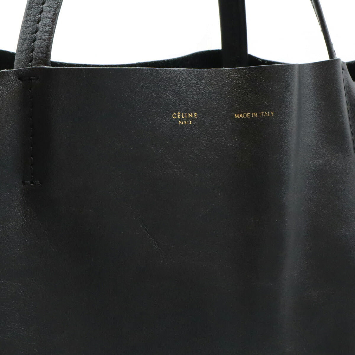 Celine Horizontal Cabas Tote Bag Calf Leather Black