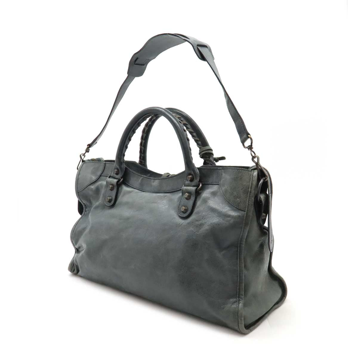 Balenciaga The City Leather Handbag 2WAY