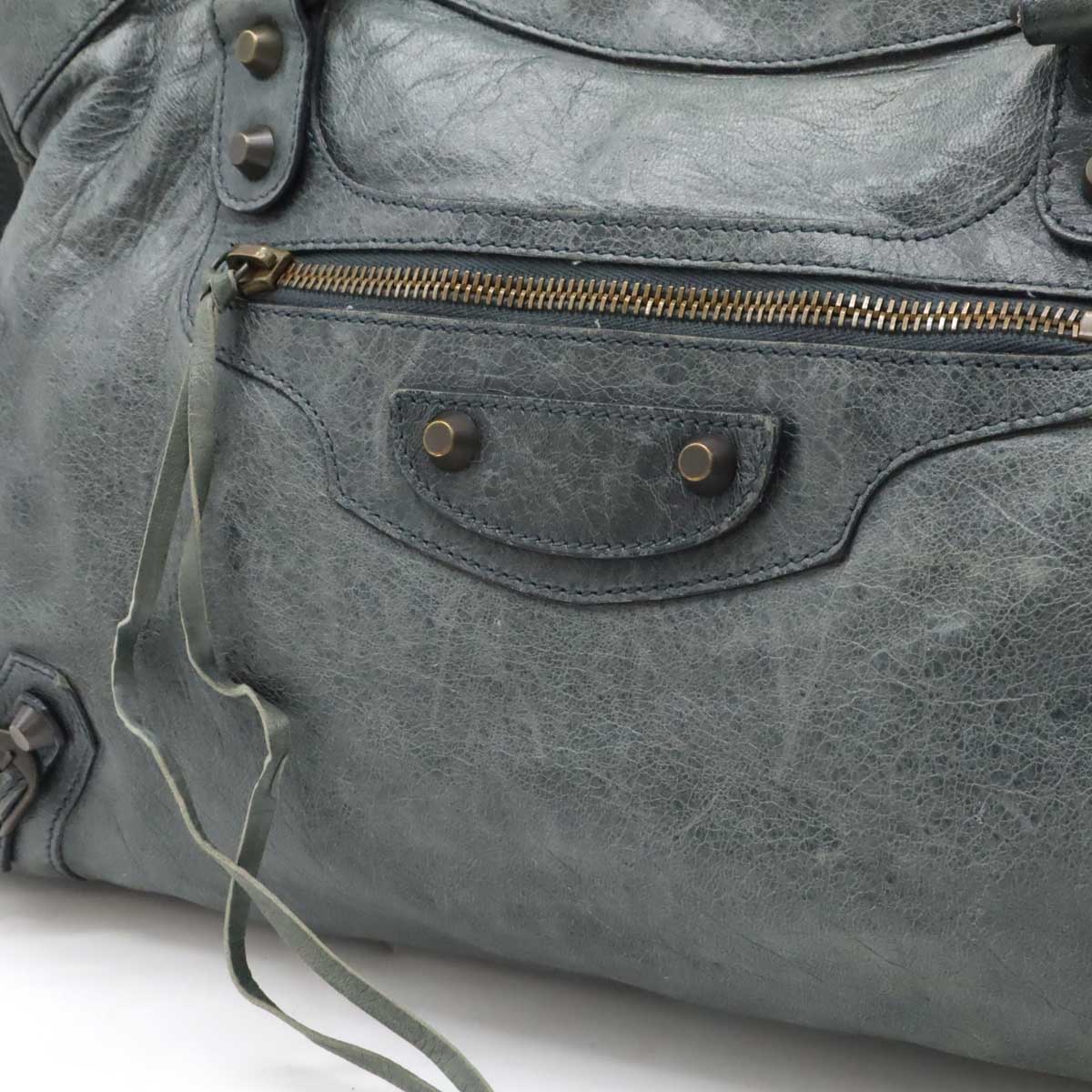 Balenciaga The City Leather Handbag 2WAY