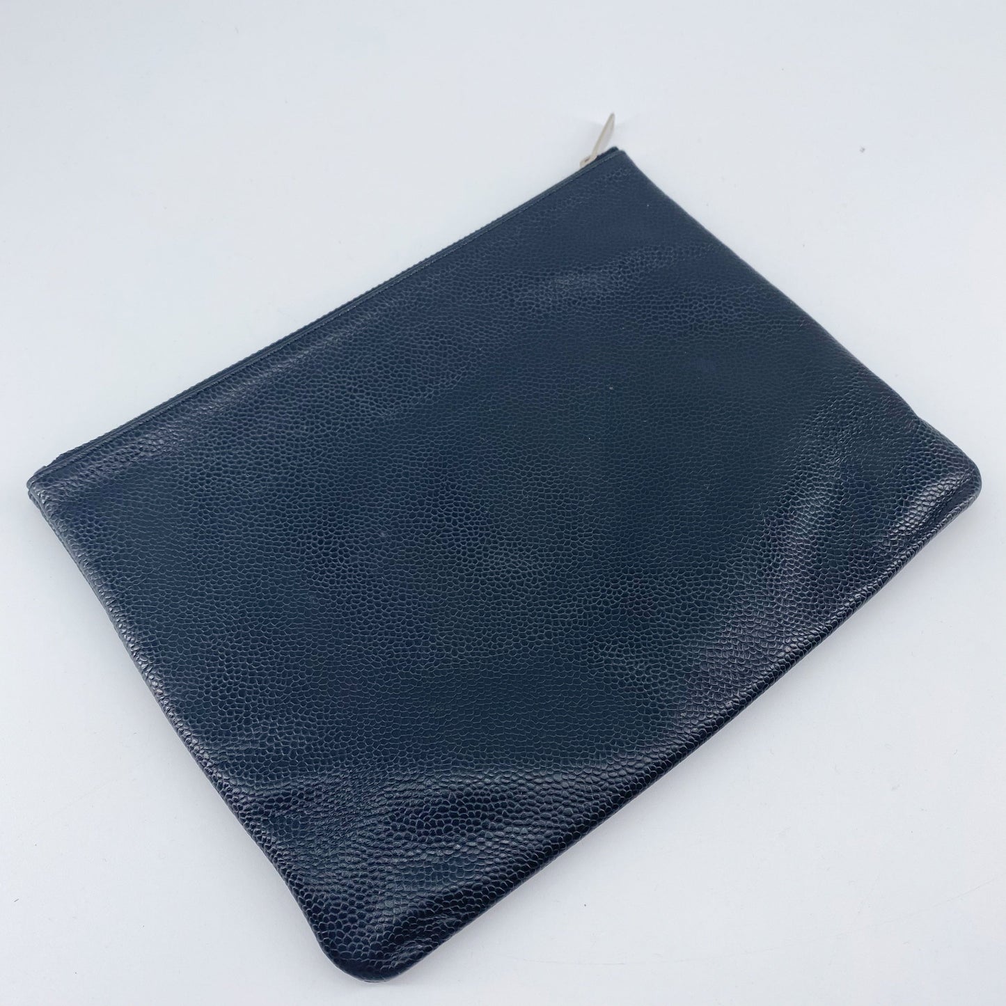 Chanel Black Leather Clutch