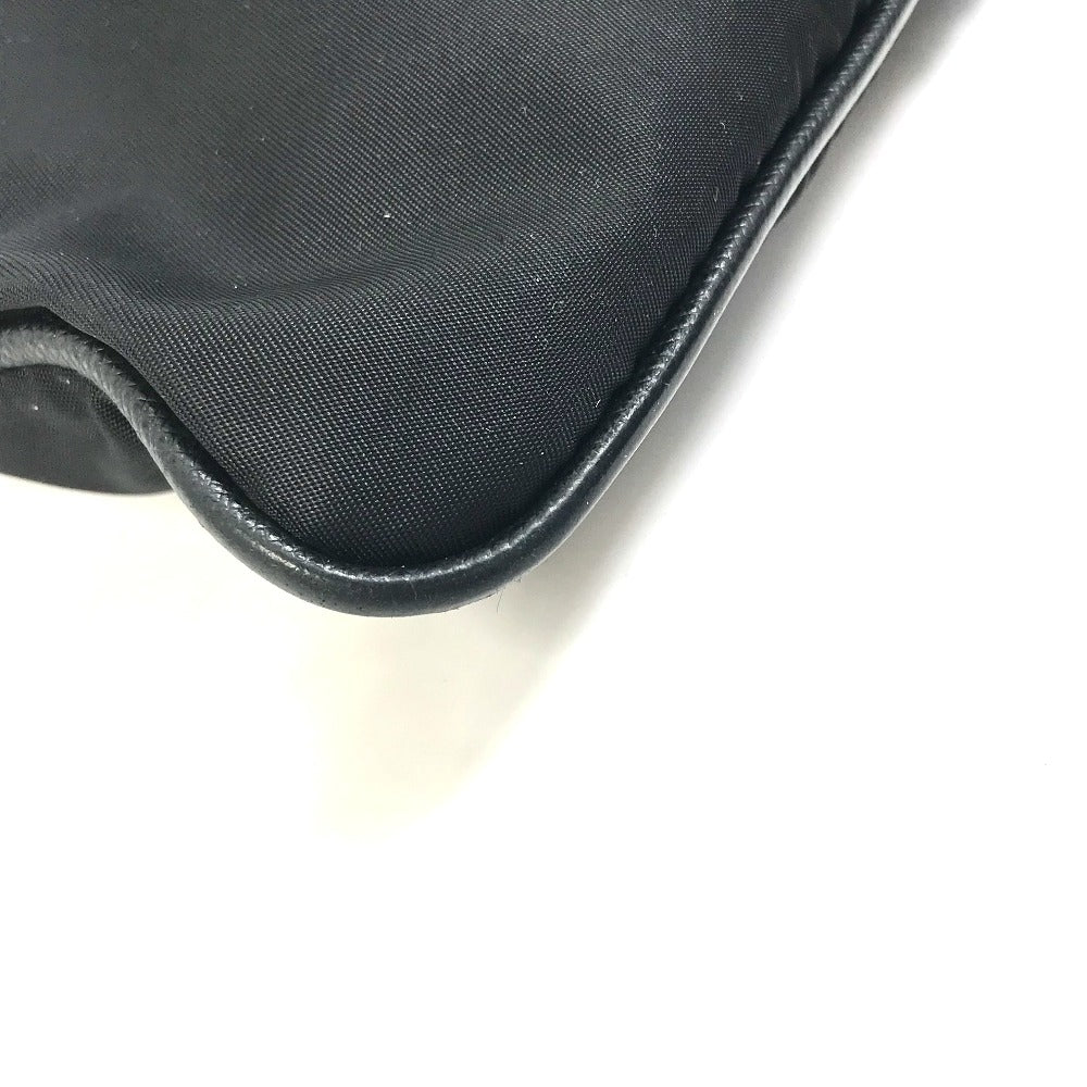 PRADA Shoulder Bag 2VH053 Nylon / leather black Bag Triangle logo mens Used