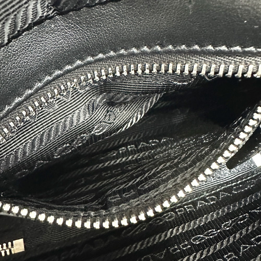 PRADA Shoulder Bag 2VH070 Safiano leather black whale whale mens Used