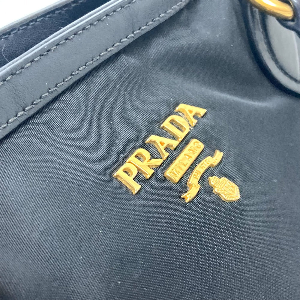 PRADA Tote Bag 1BG159 Nylon black TESSUTO