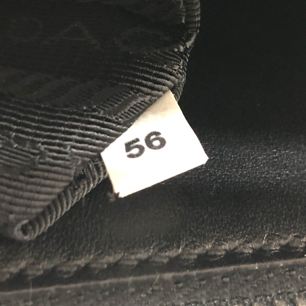 PRADA Tote Bag 2VG079 Safiano leather black logo business mens Used