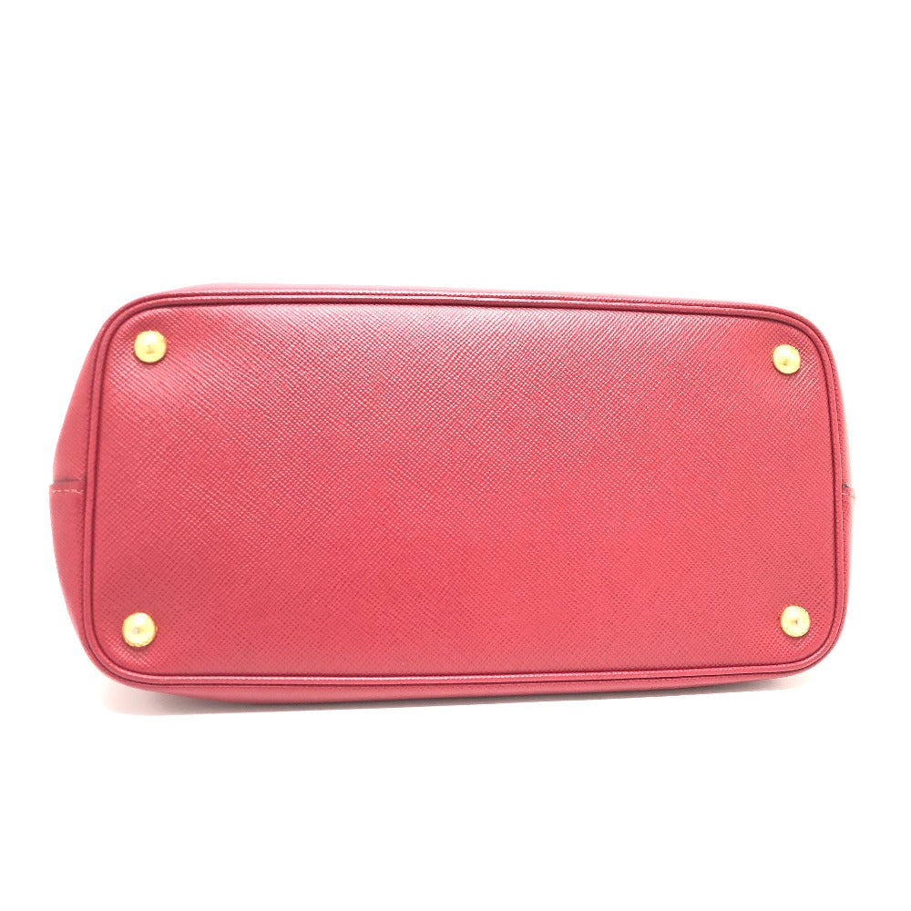 PRADA Handbag BN2729 Safiano leather Red Front pocket Women Used