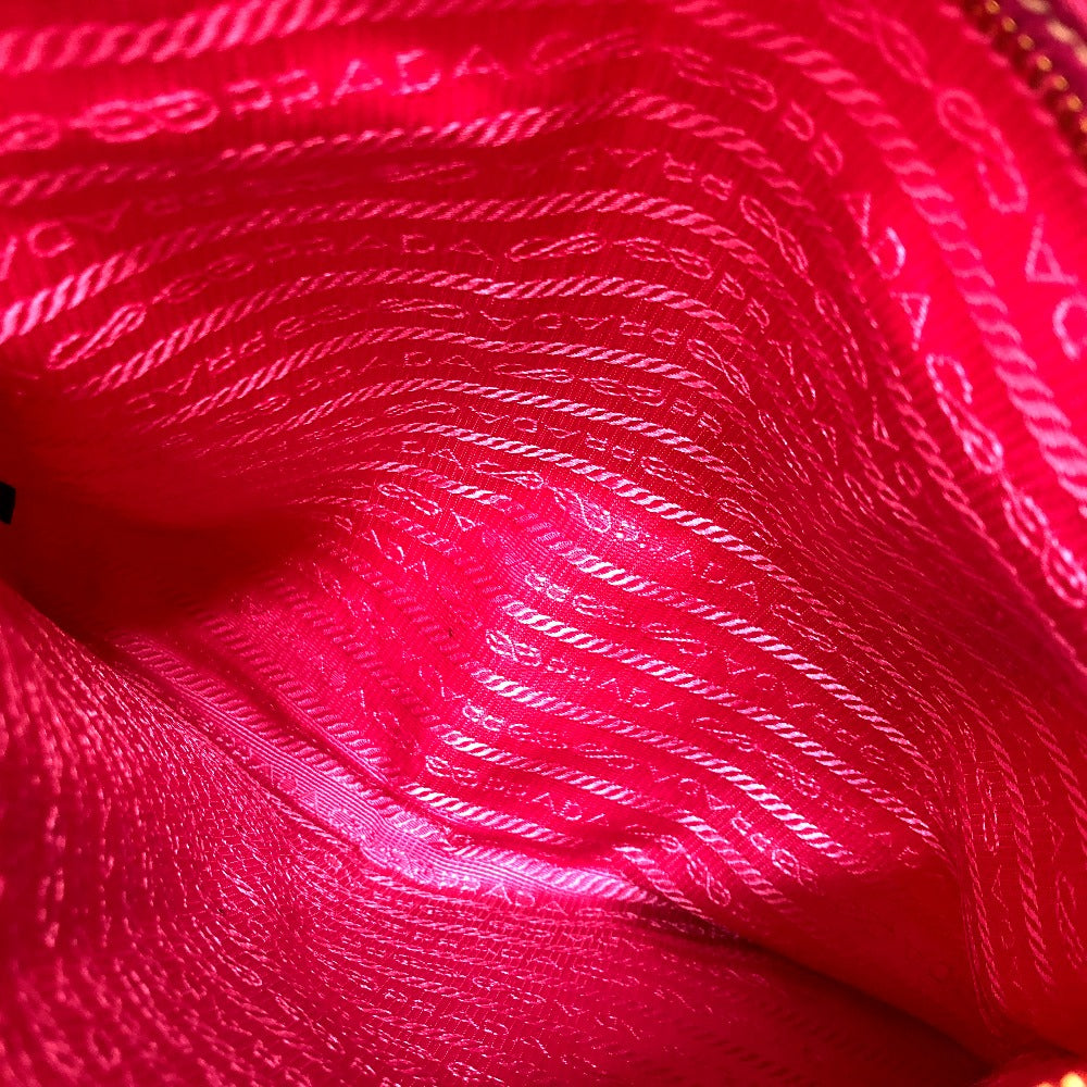 PRADA Tote Bag BR4634 Nylon / leather pink Gojaguard Women Used