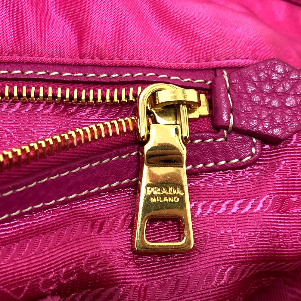 PRADA Tote Bag BR4634 Nylon / leather pink Gojaguard Women Used