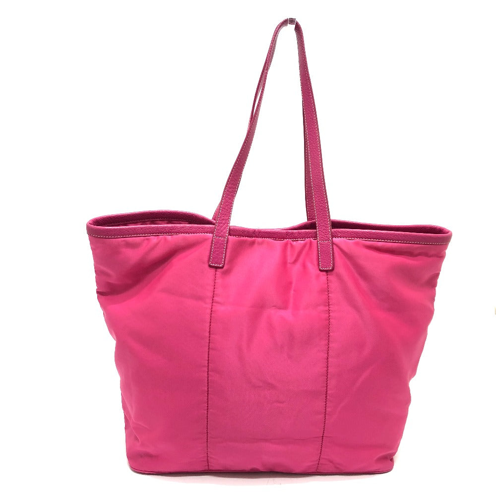 PRADA Tote Bag BR4634 Nylon / leather pink Gojaguard Women Used