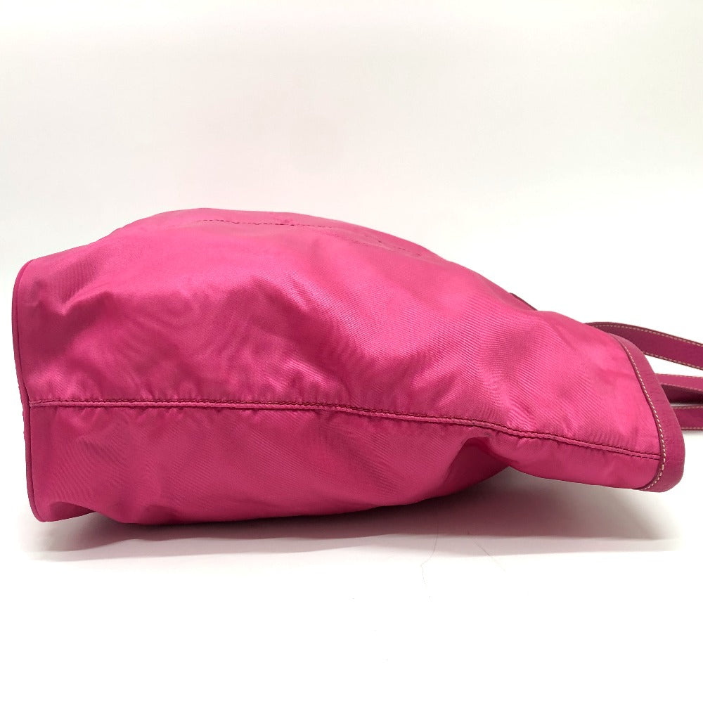 PRADA Tote Bag BR4634 Nylon / leather pink Gojaguard Women Used
