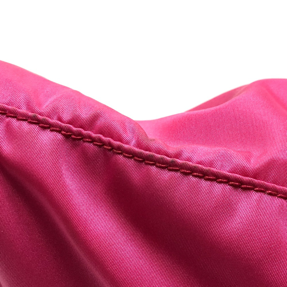 PRADA Tote Bag BR4634 Nylon / leather pink Gojaguard Women Used