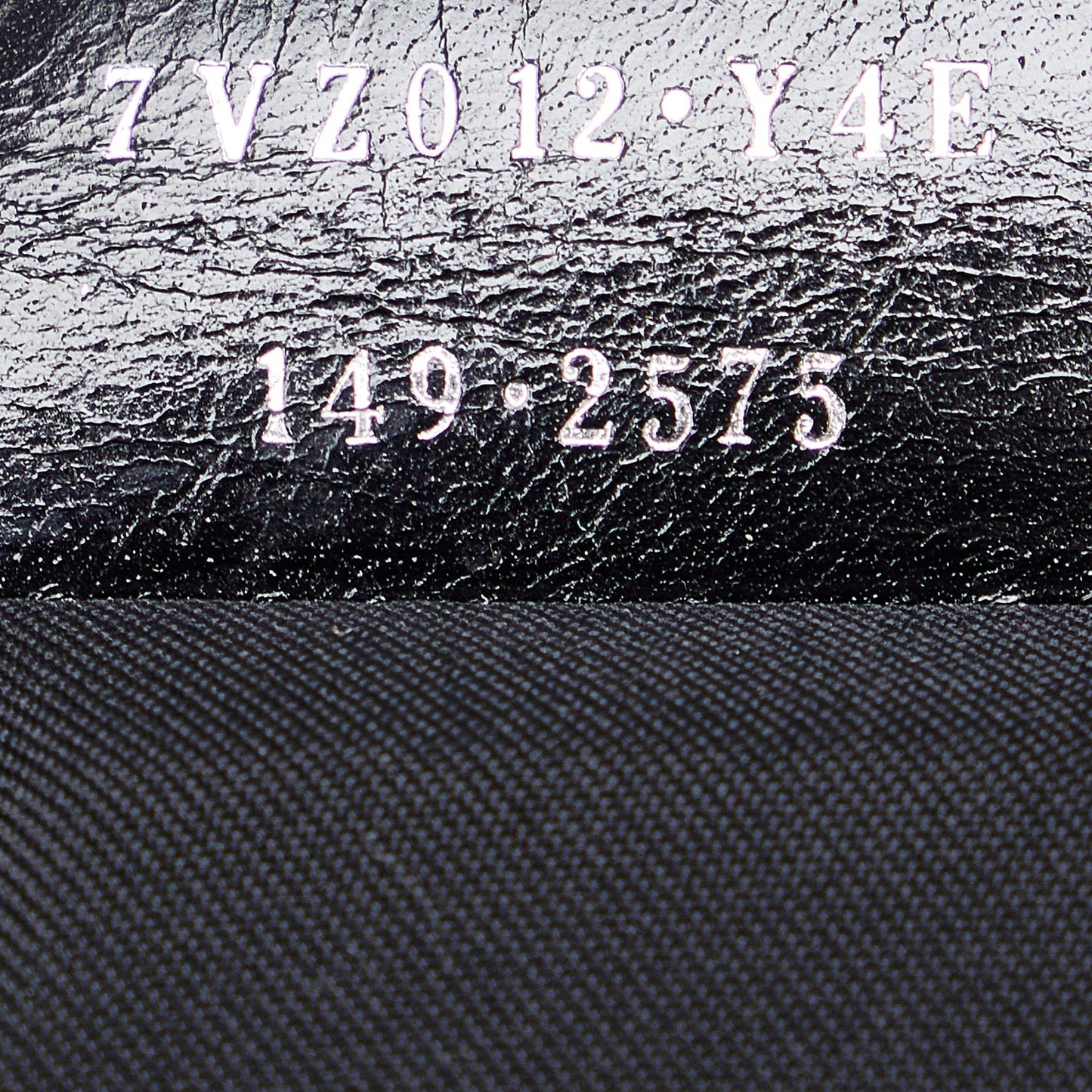 FENDI Croc Embossed Nylon Backpack