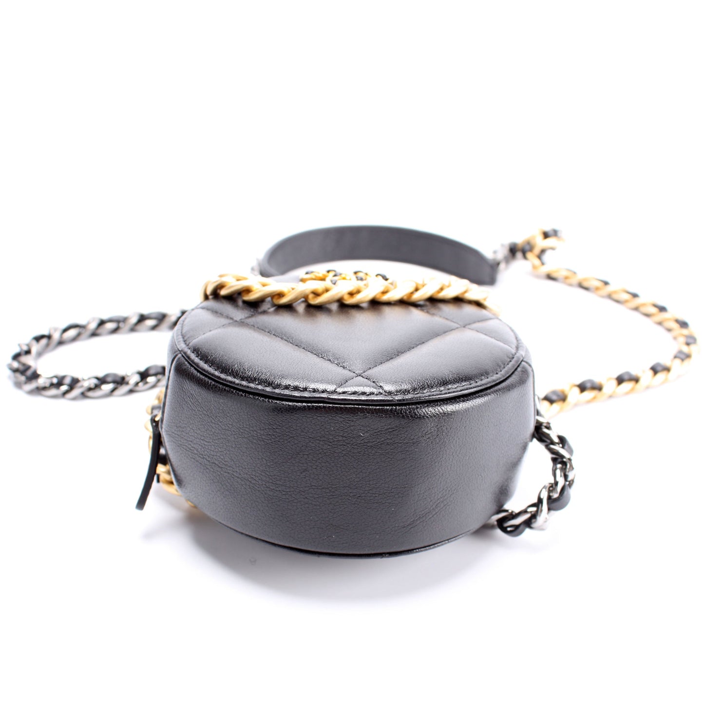Chanel 19 Round Clutch Goatskin 29M