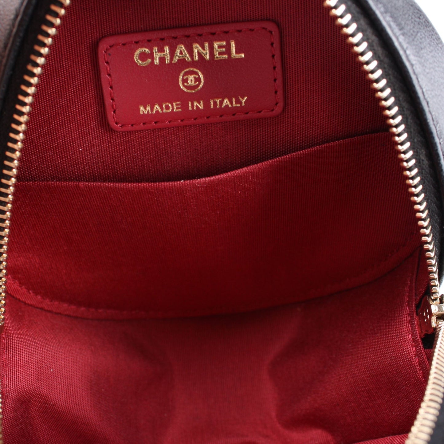 Chanel 19 Round Clutch Goatskin 29M