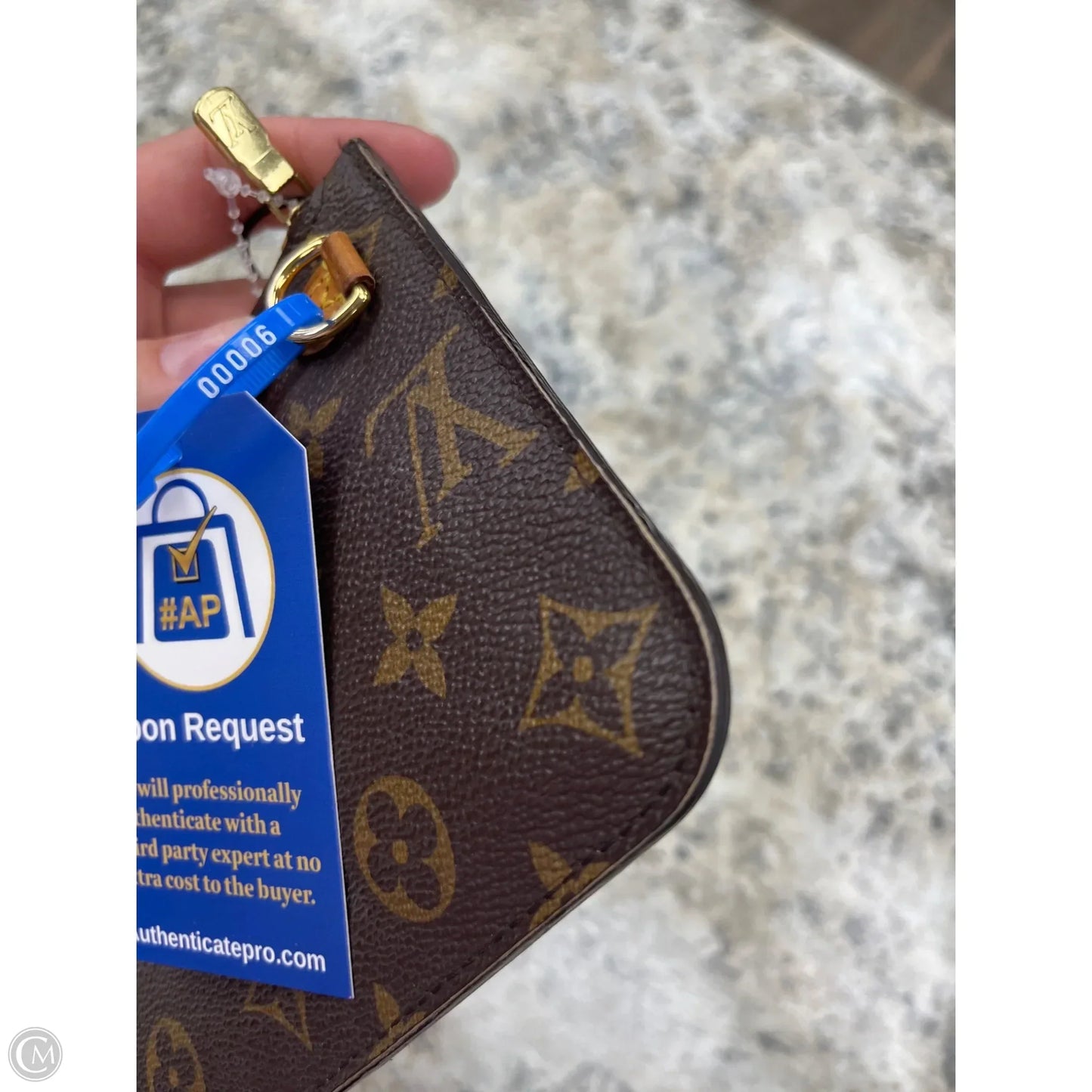 Clutch Luxury Designer By Louis Vuitton, Size: Small