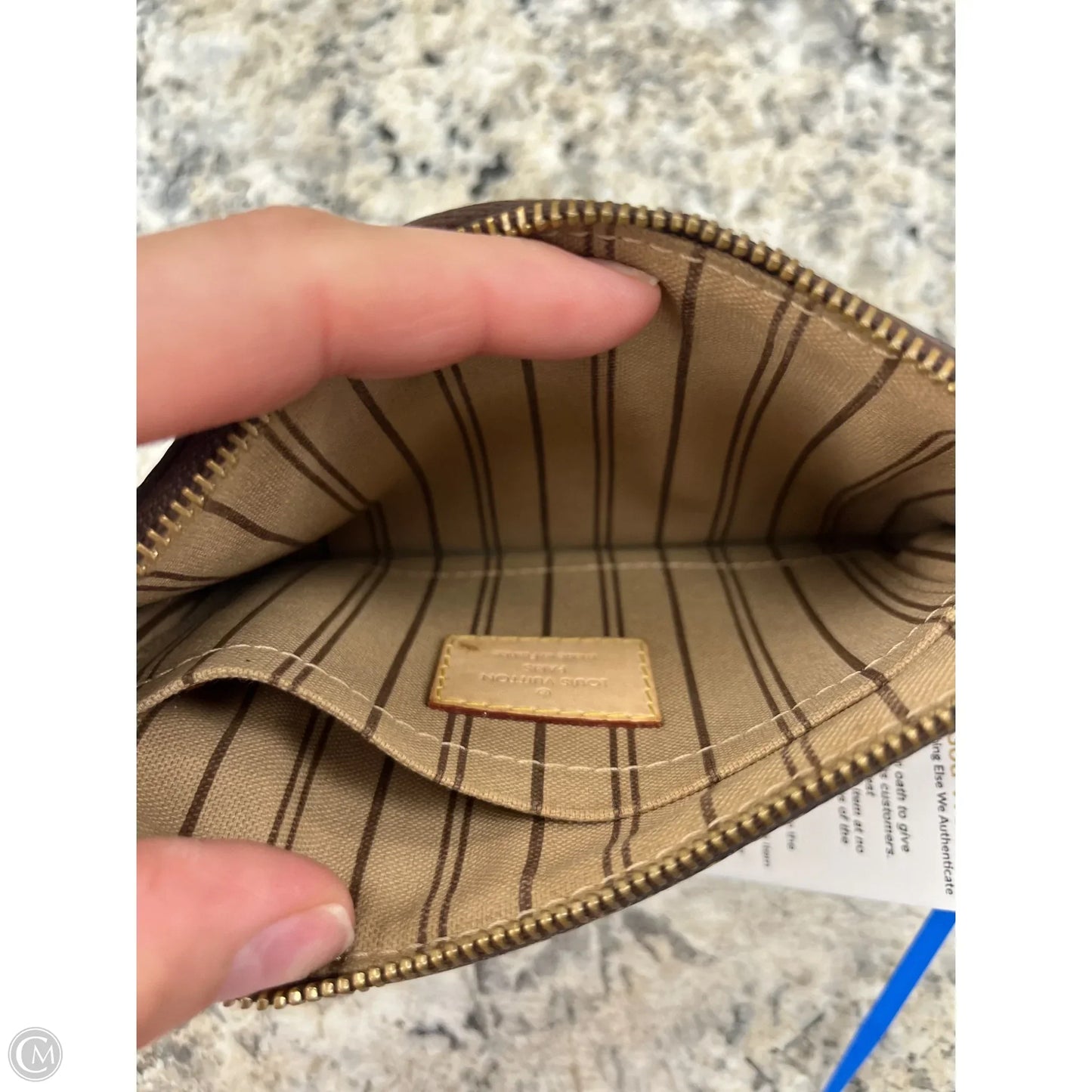 Clutch Luxury Designer By Louis Vuitton, Size: Small