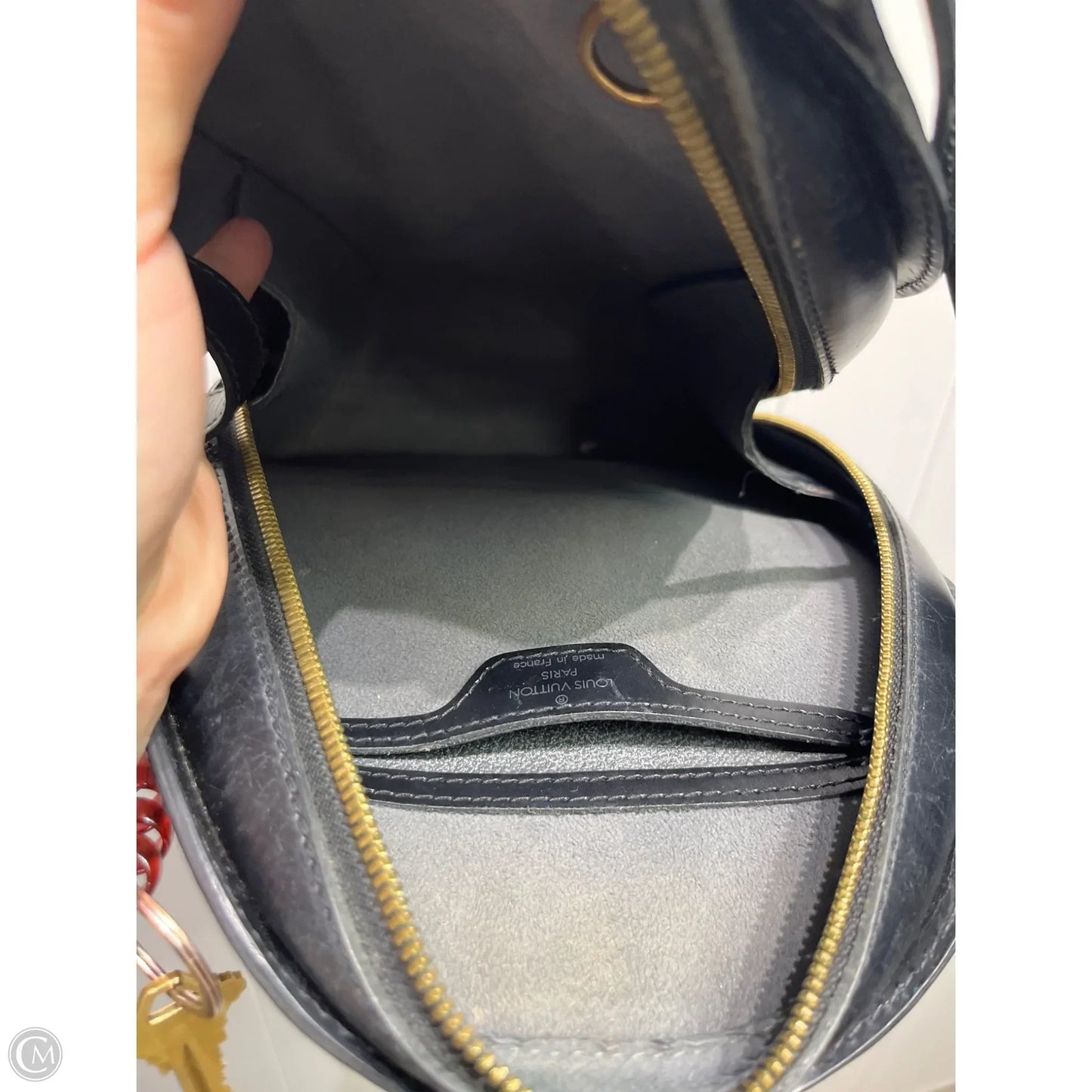 Backpack Luxury Designer By Louis Vuitton, Size: Medium